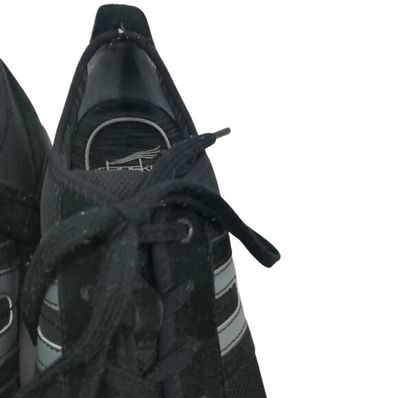 Dansko Heidi Black Suede Lace Up Comfort Sneaker Size 38 US 8 Shoes Walking - Picture 9 of 14